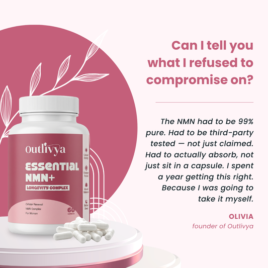 Outlivya NMN Daily Longevity Capsules — 90 Day Refill (3-pack)
